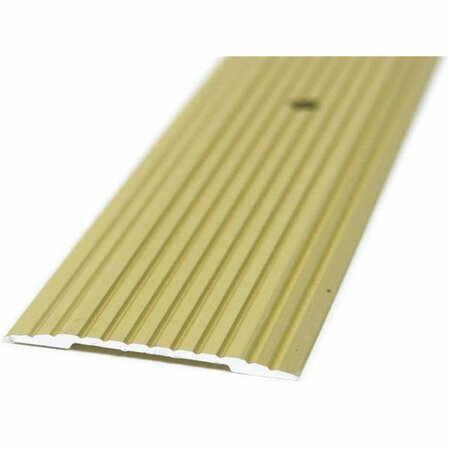 HOMEPAGE 79012 36 x 1.25 in. Satin Brass Fluted Seam Binder A708 HO3030699